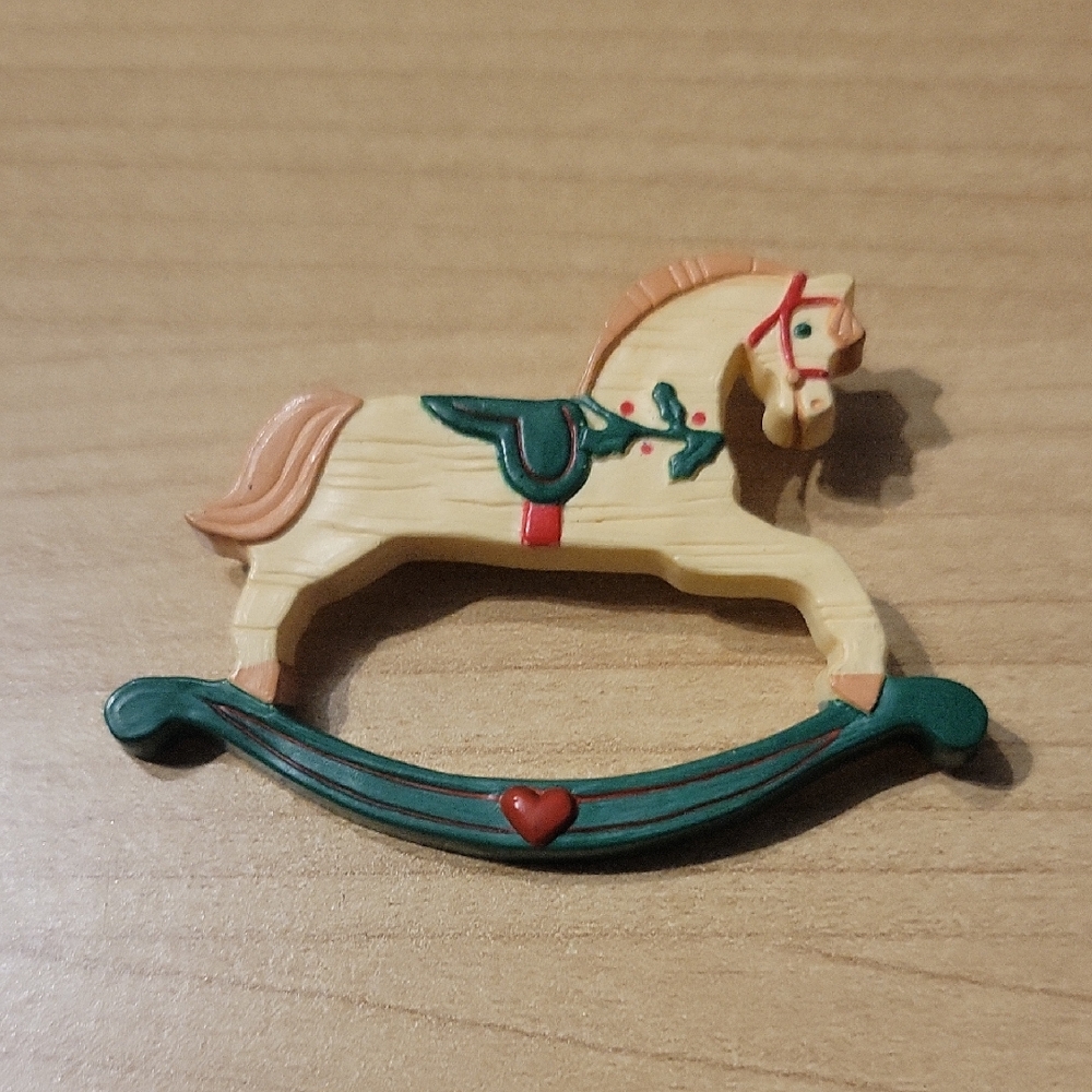 Charming Rocking Horse Brooch